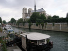 Notre Dame Cathedral from the river Seine