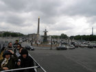 Paris Obelisk from an Open tour bus 