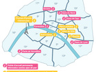 Maps of Paris tourism information centres