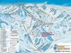 Austrian ski resort - Stubaier Gletcher map