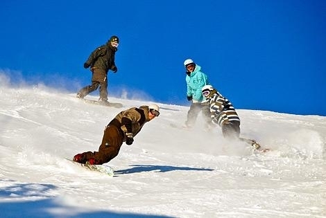 Snowboarding in Trysil